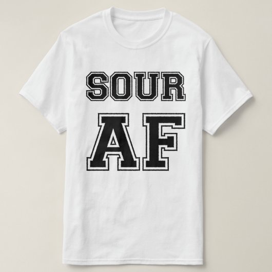 T-SHIRT SOUR AF (Design devant)