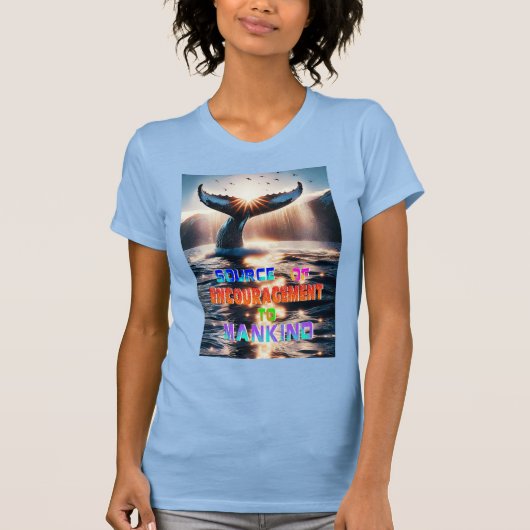 T-shirt Source D'Encouragement À L'Humanité (Devant)