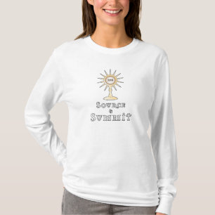 T-shirt Source et Sommet : Sainte Eucharistie