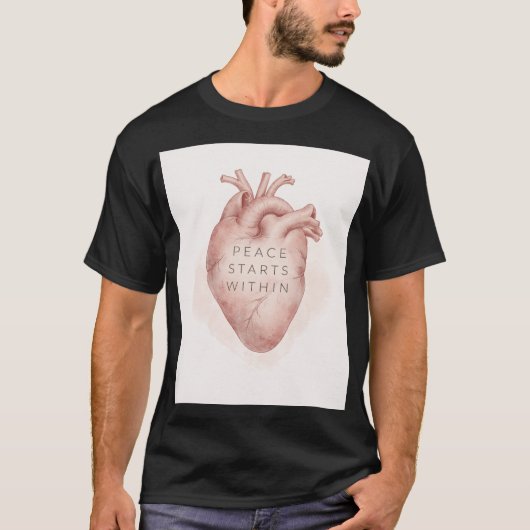 T-shirt Source intérieure de paix (Devant)