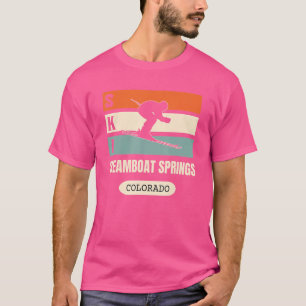 T-shirt Sources de vapeur Colorado Graphique vintage pour