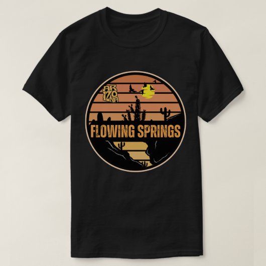 T-shirt Sources Flowing, Arizona (Design devant)