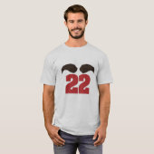 T-shirt Sourcils 22 (Devant entier)