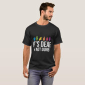 T-shirt Sourd non bête (Devant entier)