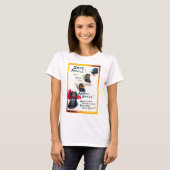 T-shirt Souriez, Chat Noir, Louis Wain (Devant entier)