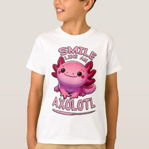 T-shirt Souriez comme des enfants Axolotl