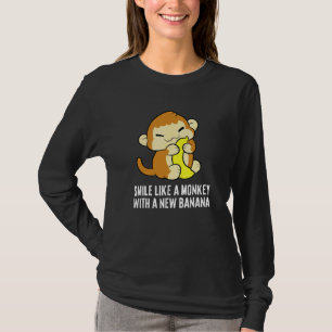 T-shirt Souriez Comme Un Singe Avec Une Nouvelle Banane 1