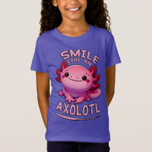 T-Shirt Souriez comme une fille Axolotl