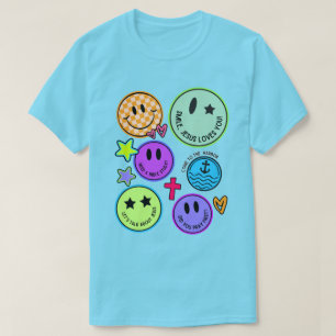 T-shirt Souriez, Jésus Vous Aime T-Chemise
