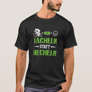 T-shirt Souriez Plutôt Que De Panter Vélo Électrique Vélo 