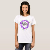 T-shirt Souriez simplement (Devant entier)