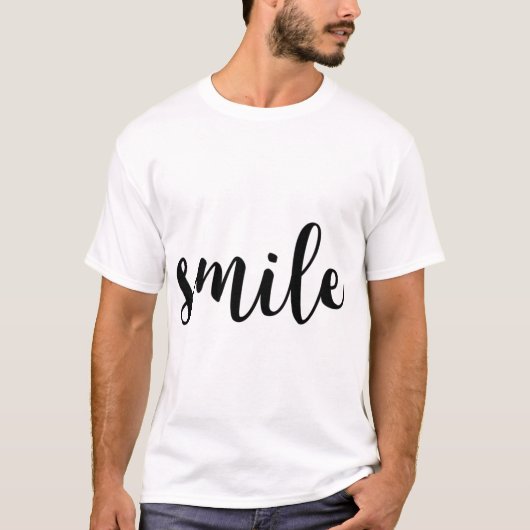 T-shirt sourire ami drôle (Devant)