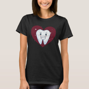 T-shirt Sourire brillant dents propres bonne hygiène bucco
