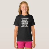 T-shirt Sourire broyer gymnase motivation citation avec te (Devant entier)