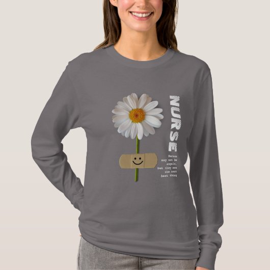 T-shirt Sourire Daisy Nurse Cadeau (Devant)