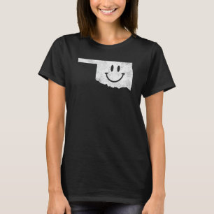 T-shirt Sourire Dans Ok U2013 Oklahoma Face Heureux