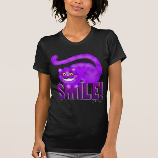 T-shirt Sourire de Cheshire (Devant)