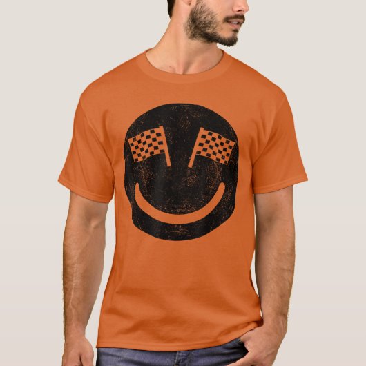 T-shirt Sourire de course pour les fêtes de course (Devant)