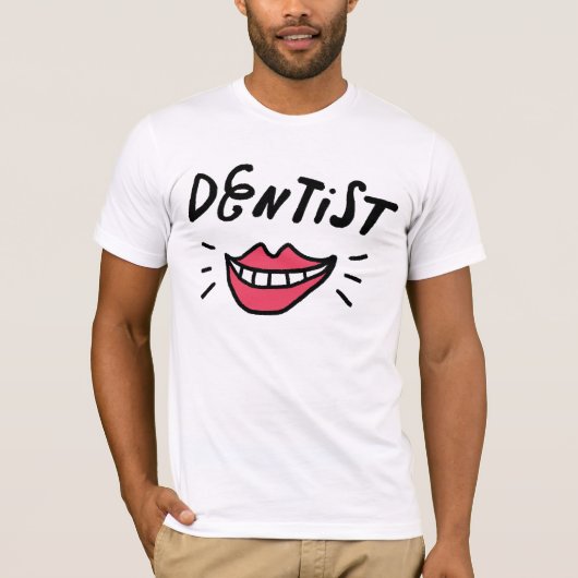 T-shirt Sourire de dentiste (Devant)