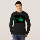 T-shirt Sourire de la neige brillante (Devant entier)