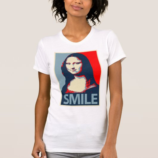 T-shirt Sourire de Mona Lisa (Devant)