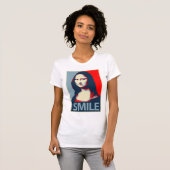 T-shirt Sourire de Mona Lisa (Devant entier)