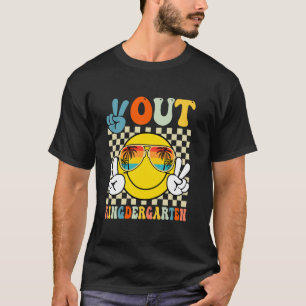 T-shirt Sourire de visage de fin d'études de maternelle Pe