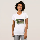 T-shirt Sourire d'ours gris ; Territoire de Yukon, Canada (Devant entier)