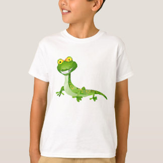 T-shirt sourire du lézard coupé