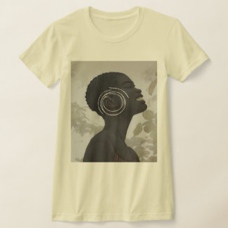 T-shirt Sourire du profil