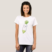 T-shirt Sourire heureux de Daikon (Devant entier)