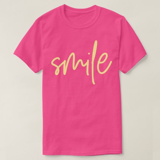 T-shirt Sourire jaune (Design devant)
