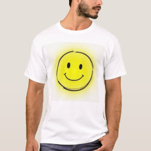 T-shirt Sourire jaune