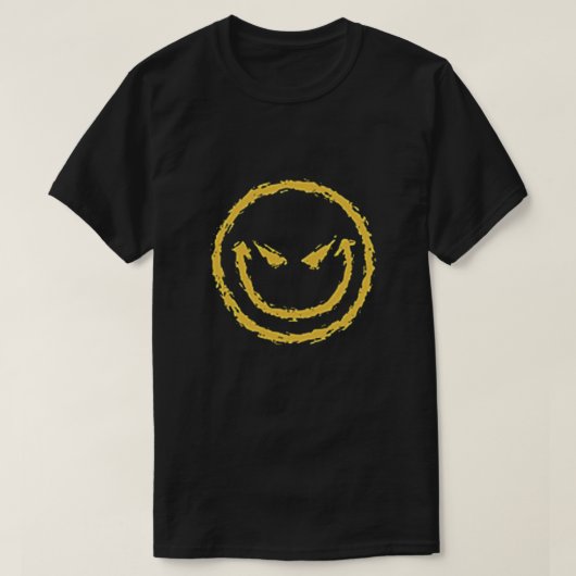 T-shirt sourire maléfique (Design devant)