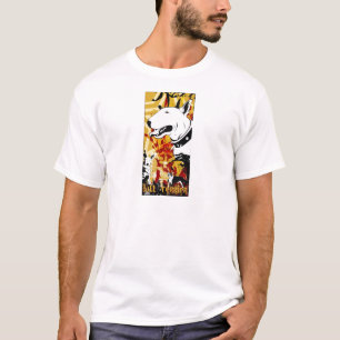 T-shirt Sourire pour moi ! Art de chien illustré par