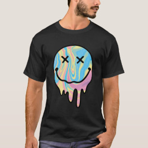 T-shirt Sourire qui fond Drôle Souriant Fondu qui coule He