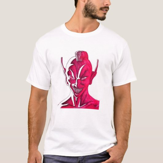 T-shirt Sourire rouge (Devant)