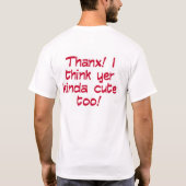 T-shirt Sourire rouge (Dos)