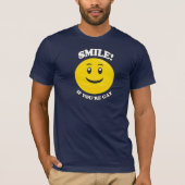 T-shirt SOURIRE SI VOUS êtes GAIS (Devant)