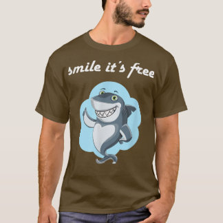 T-shirt sourire son gratuit et drôle sharkinspiration