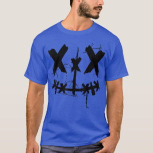 T-shirt Sourire X Visage rire Cool Visage Yeux Hauteur