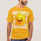 T-shirt Sourires de Soleil : Explosion de Joie (Devant)