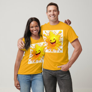 T-shirt Sourires de Soleil : Explosion de Joie