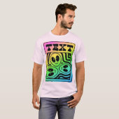 T-shirt Sourires d'espace déformé (Devant entier)