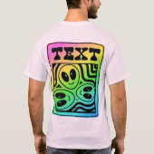 T-shirt Sourires d'espace déformé (Dos)
