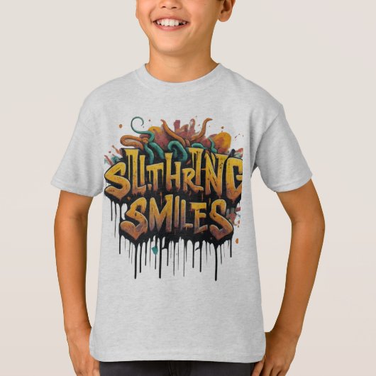T-shirt Sourires glissants (Devant)