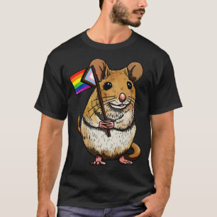 T-shirt Souris avec indicateur de fierté de progression