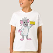 T-shirt Souris comme cuire avec du fromage (Devant)