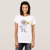 T-shirt Souris comme cuire avec du fromage (Devant entier)