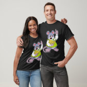 T-shirt Souris comme enseignant avec livre (Unisexe)